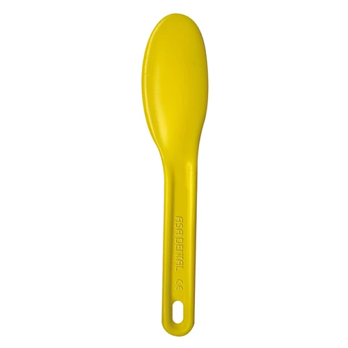 ASA Hajlékony műanyag spatula sárga, algináthoz- gipszhez