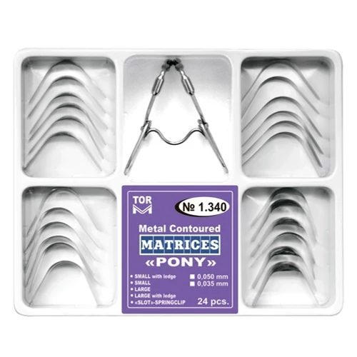 Domborított fém Pony matrica készlet (24db) csipesszel 50 mikronos - TOR