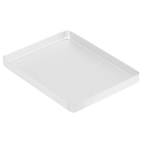 Műszertálca aluminium medium alj, ezüst 142x183x17 mm