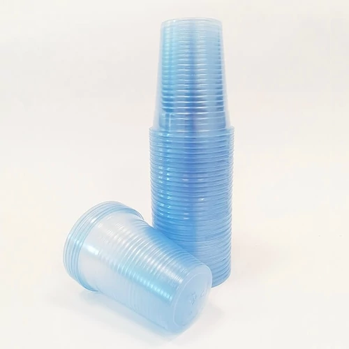 Műanyag Pohár 100db Tengerkék-áttetsző - Dispotech