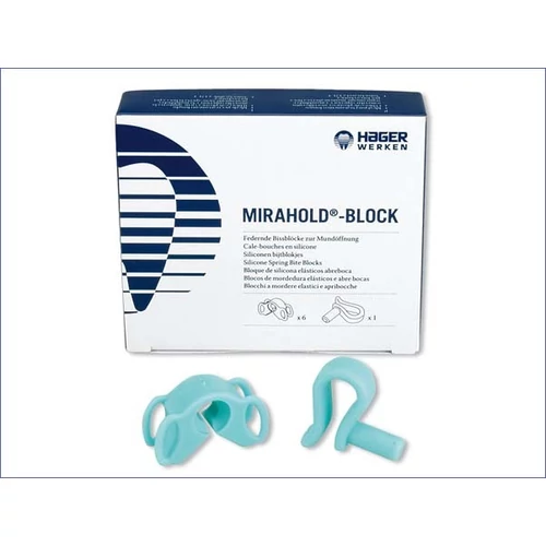 Mirahold Block intro szet,harapásblokk  /6 kicsi, +1 tartó