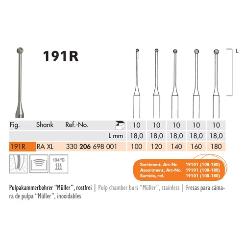 Pulpakamra fúró 191R206140