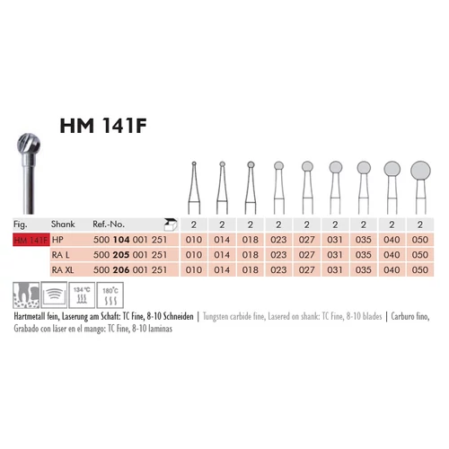 Sebészeti fúró HM141F104035