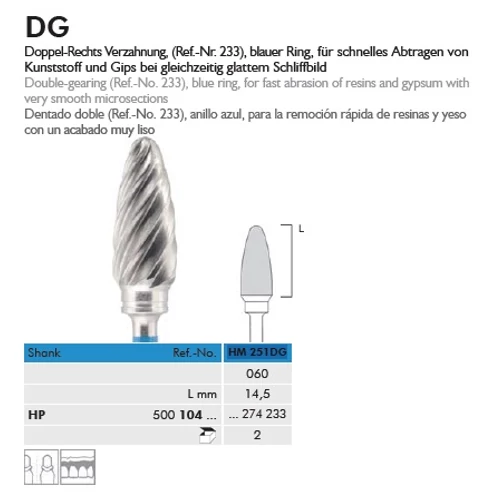 Vídia frézer HM251DG104060 közepes