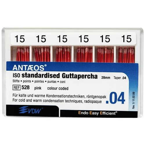 Guttapercha csúcs 4% 015