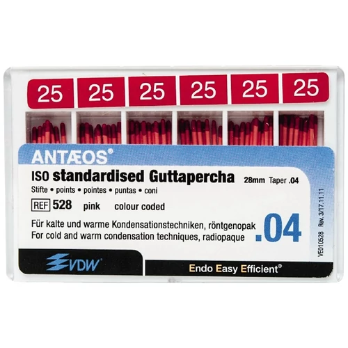 Guttapercha csúcs 4% 025