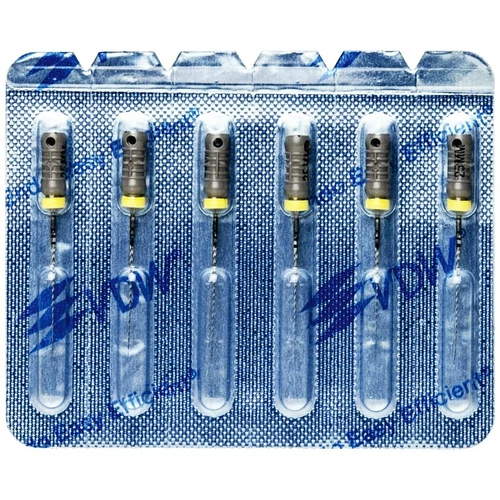 VDW K-reamer 008 25mm 6db – kézi gyökércsatorna tágító