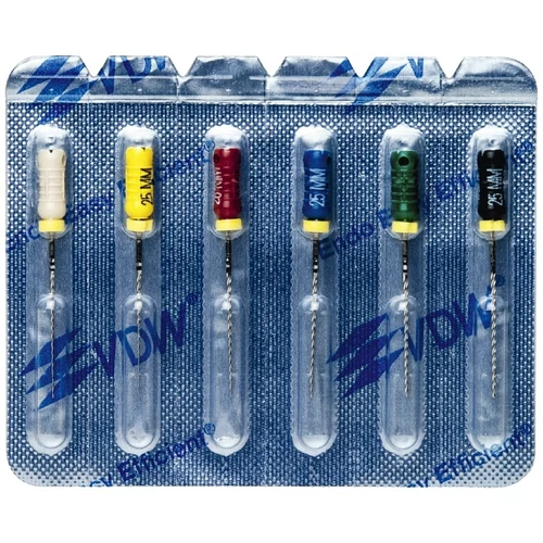K-reamer steril 25mm 015-040 sort.6db
