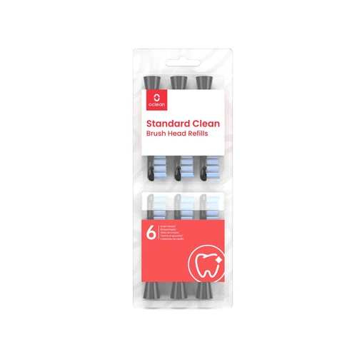 Oclean X Pótfej (6db) Fekete P2S5 Standard Control