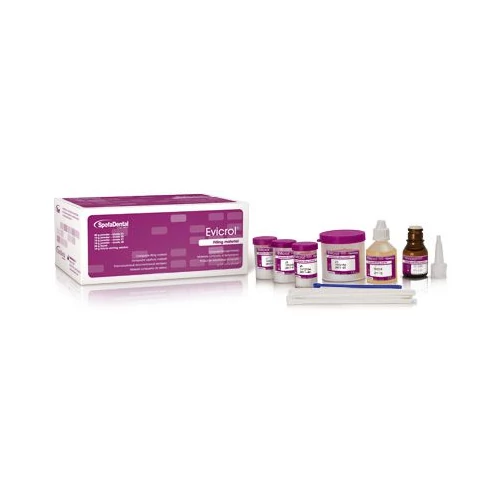 KERR Evicrol Evicrol 40+3x10g por, 26g folyadék, 14g sav - kémiai kötésű kompozit