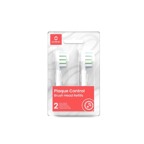 Oclean X Pótfej (2db) Fehér P1C1 Plaque Control