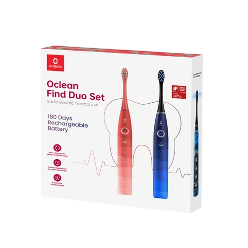 Oclean Find Duo Set szónikus elektromos fogkefe 2db-os