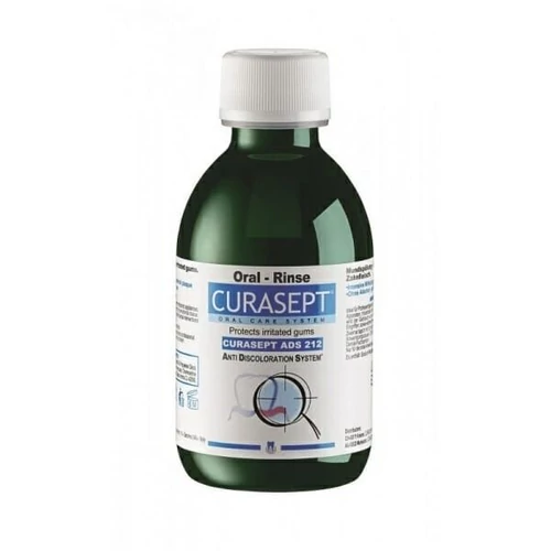 Curasept ADS 212 klórhexidin tartalmú szájvíz (0,12% CHX, 200 ml)