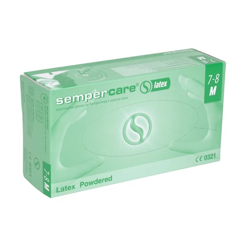 SEMPERMED Sempc. latex p. XS (100db) vizsgálókesztyű