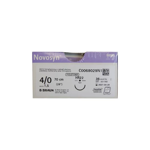 NOVOSYN VIOLET 4/0 (1,5) 70CM HR22 (M)RCP 36db