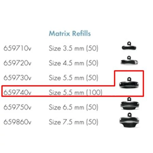 Palodent V3 Matrica 5,5mm Refill (100db)