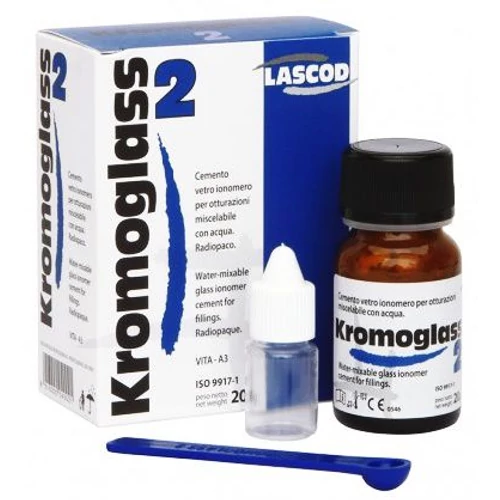 Kromoglass 2 glasionomer tömőanyag 20gr