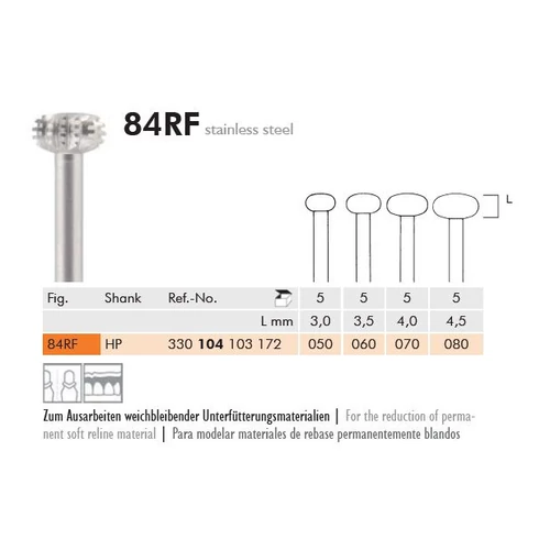 Acélfúró rozsdamentes 84RF104050