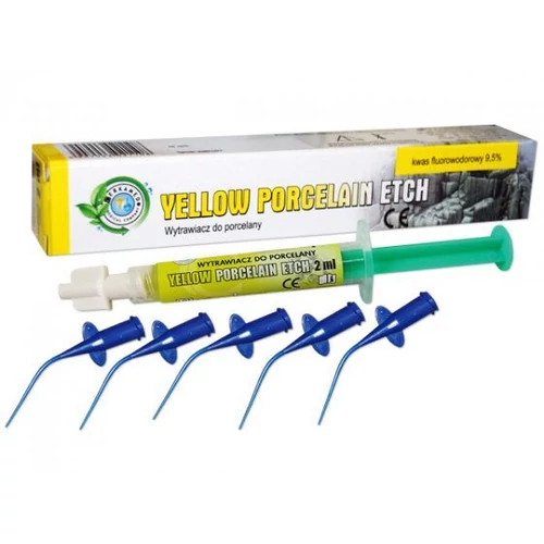 Cerkamed Sárga porcelán sav, 9,5%-os hydrofluor sav, 2ml