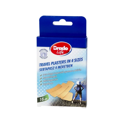 BRADOLIFE SEBTAPASZ 16DB TRAVEL 4 FÉLE MÉRETBEN