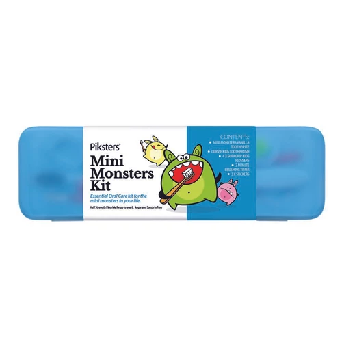 Piksters Mini Monsters gyermek szájápoló készlet