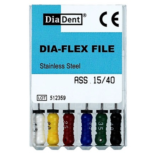 Flexible K-file(SS) 31mm #15/40 - Diadent