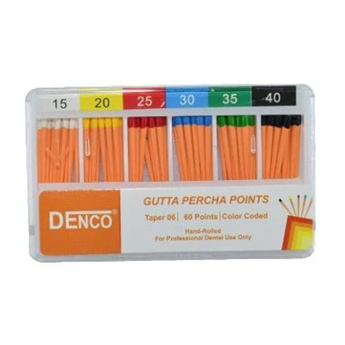 Guttapercha csúcs 06 Taper ISO 45-80 60db - Denco