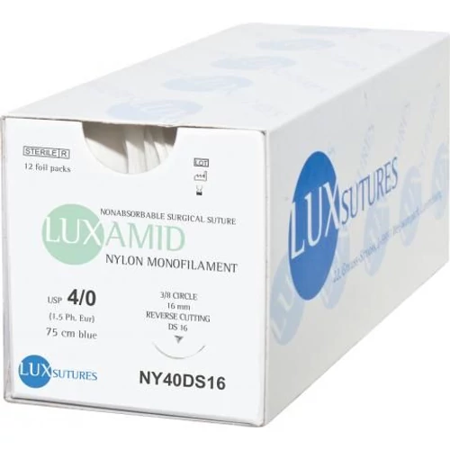 LUXAMID NYLON DS19 19mm 3/0 75 cm Blue (12db)