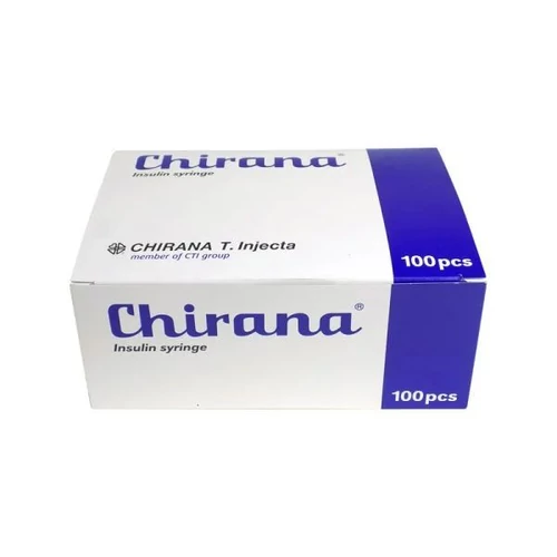 1 ml inzulinos fecskendő tűvel 30G x 1/2" (U100) - Chirana