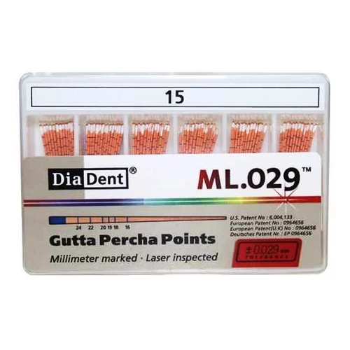Diadent Guttapercha csúcs ML.029 ISO 15 120db
