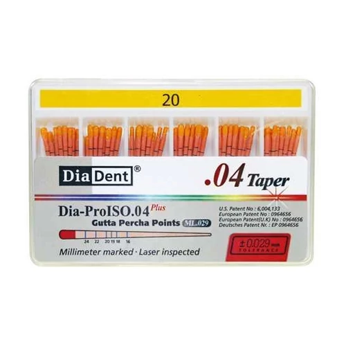 Diadent Dia-Pro ISO.04 Plus #20 guttaperchapoén 60db