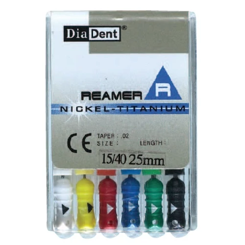 Diadent Reamers(NiTi) 25mm #15/40
