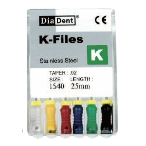 K-files (SS) 25mm 55 - Diadent