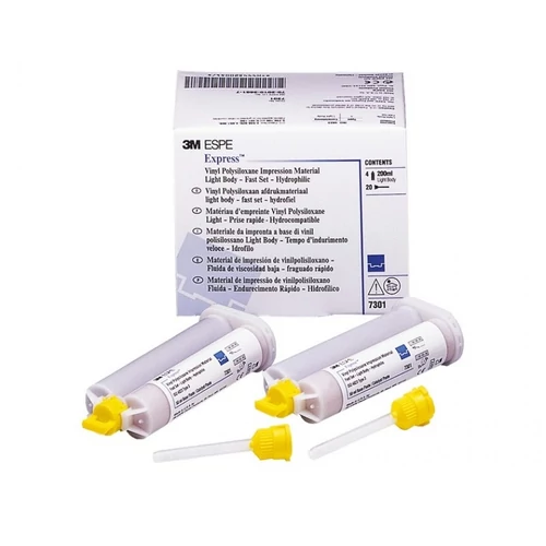 Solventum Express 2X48 ml Light Body Quick, kék