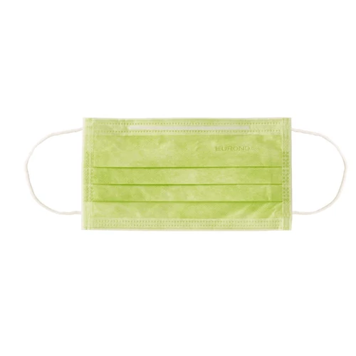 Euronda "Zorro" PROTECTION 3 szájmaszk, Lime 50db (3 rétegű)