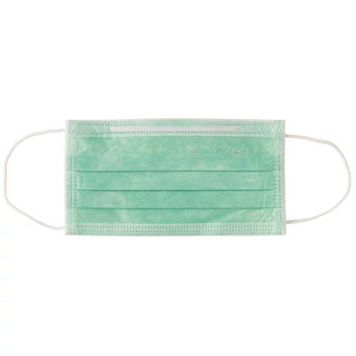 Euronda "Zorro" PROTECTION 3 szájmaszk, Zöld 50db (3 rétegű)