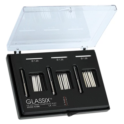 NORDIN Glassix üvegszálas gyökércsap Szet 18db+3 Fúró