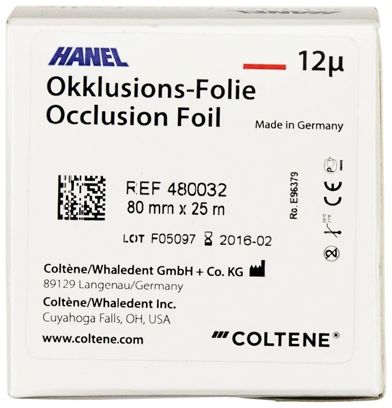 Okkluziós Folia 12µ 80mm Piros - ROEKO