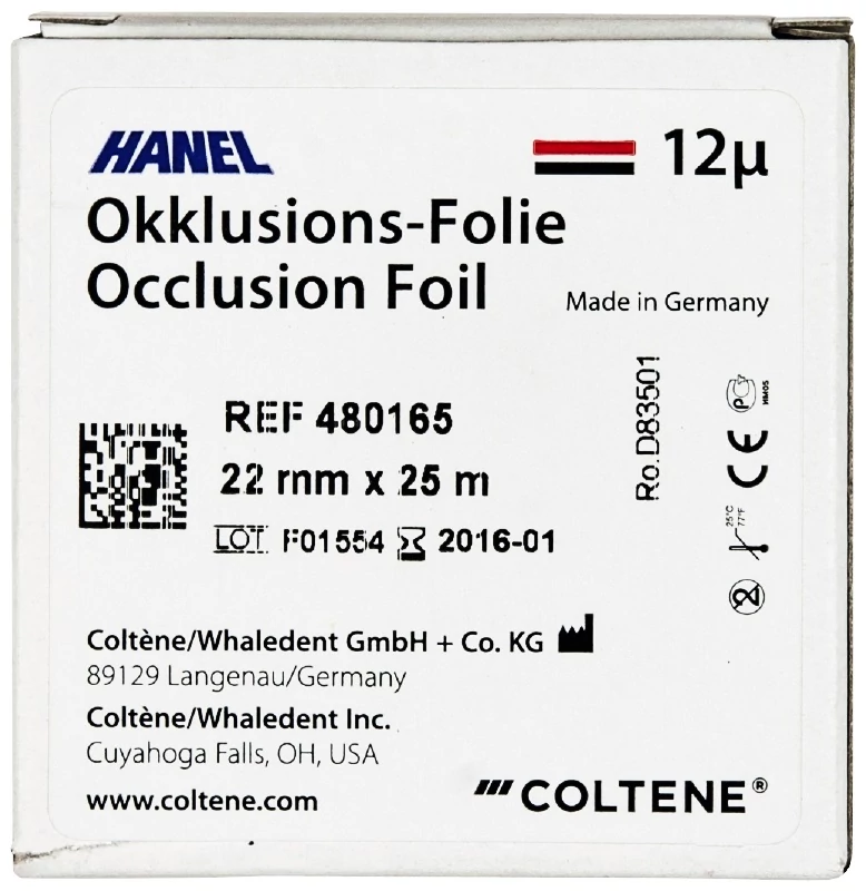 Okkluziós Folia 12µ 22mm P-F - ROEKO