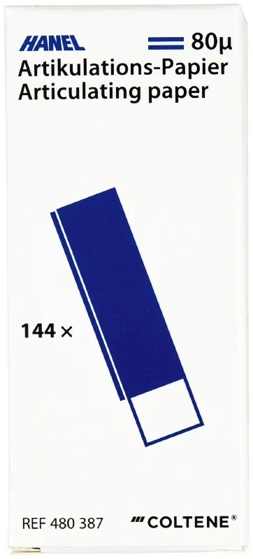 Artikulációs Papír 80 µ I kék/kék 144db - ROEKO