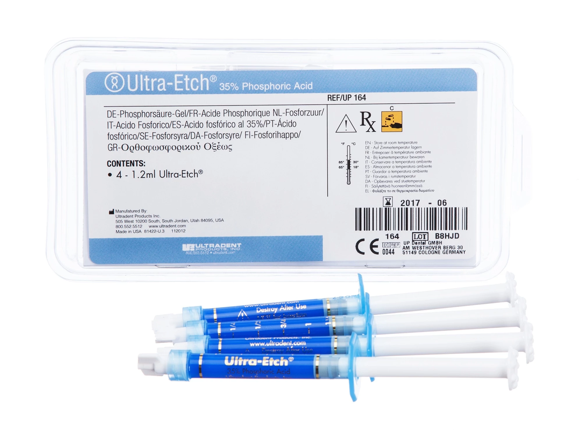 ULTRA-ETCH REFILL 4*1.2ml - Ultradent