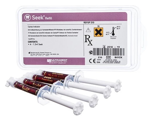 Seek - Caries Indikátor refill /piros/ 4x1,2ml