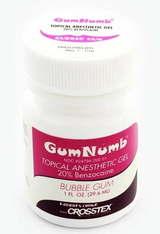 Crosstex Gumnumb érzéstelenitő zselé rágógumi ízű 30ml