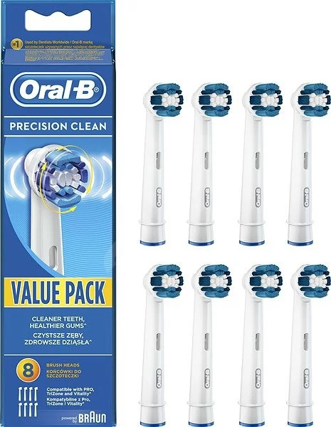 Oral-B EB20-8 : pótfej 8 db Precision Clean - Oral-B-Braun