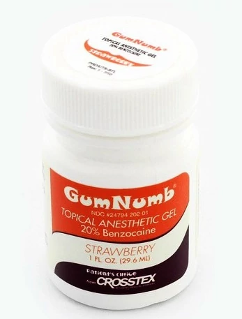 Crosstex Gumnumb érzéstelenitő zselé eper ízű 30ml