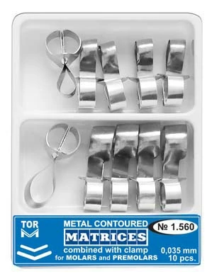 Roppantógyűrűs fém domborított matrica szet 10db - TOR