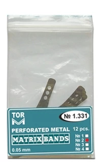 Félkörös fém matrica, kicsi, 3 lyukas, 0,05mm (12db) - TOR