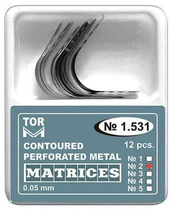 Félkörös, domborított fémmatrica kicsi 0,05mm (12 db) - TOR
