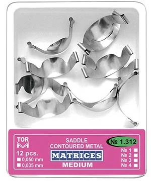 Szorítóhüvelyes domborított fém matrica 12db, közepes - TOR
