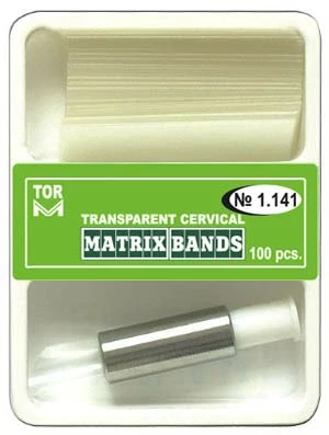 Átlátszó nyaki matrica (100db)+formázó és tartó - TOR